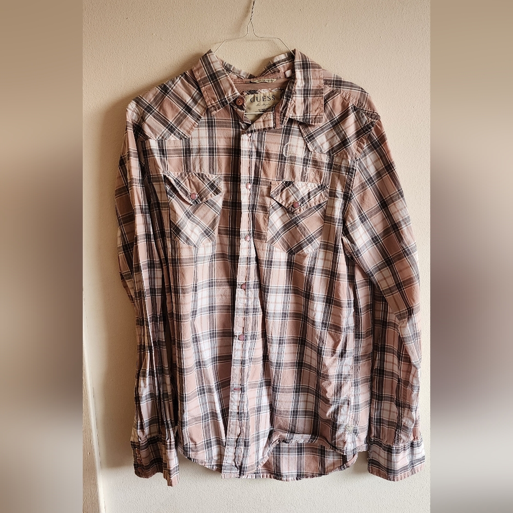 Long sleeve Guess shirt medium